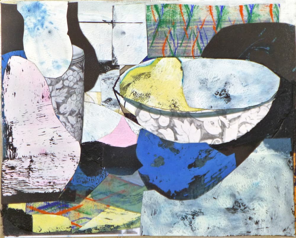 Vibrant Still Life Shapes by Pascal Marlin — canvas wall art