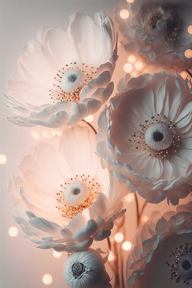 Ethereal Blooms by Treechild — canvas wall art