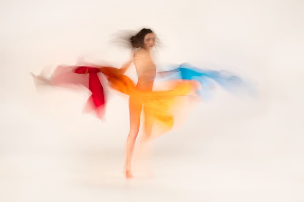 Vibrant Dance Movement by Joan Gil Raga — canvas wall art