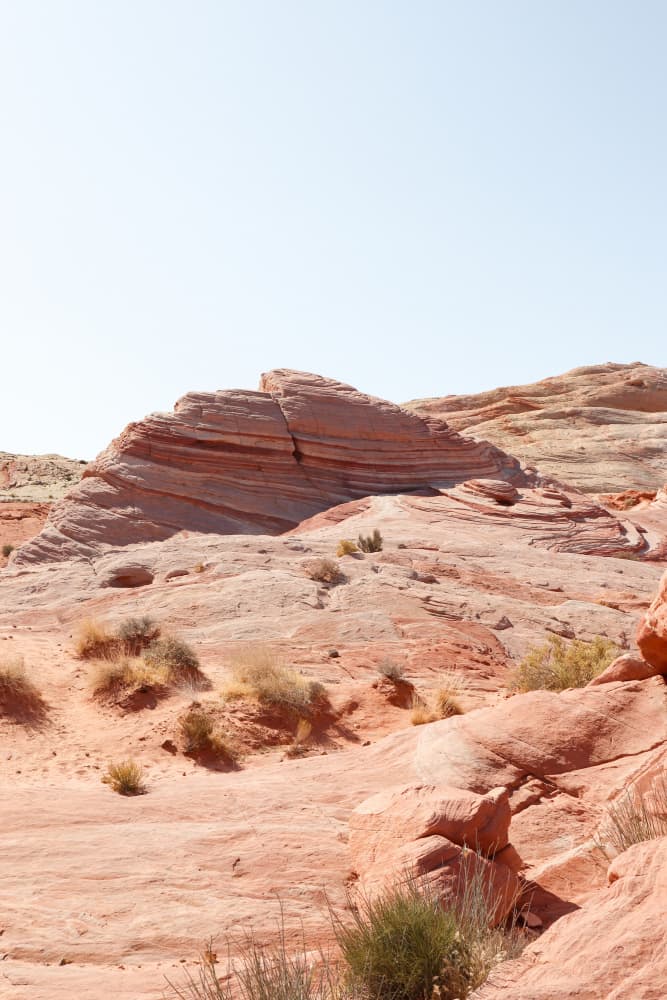 Layered Desert Rocks by Henrike Schenk — canvas wall art