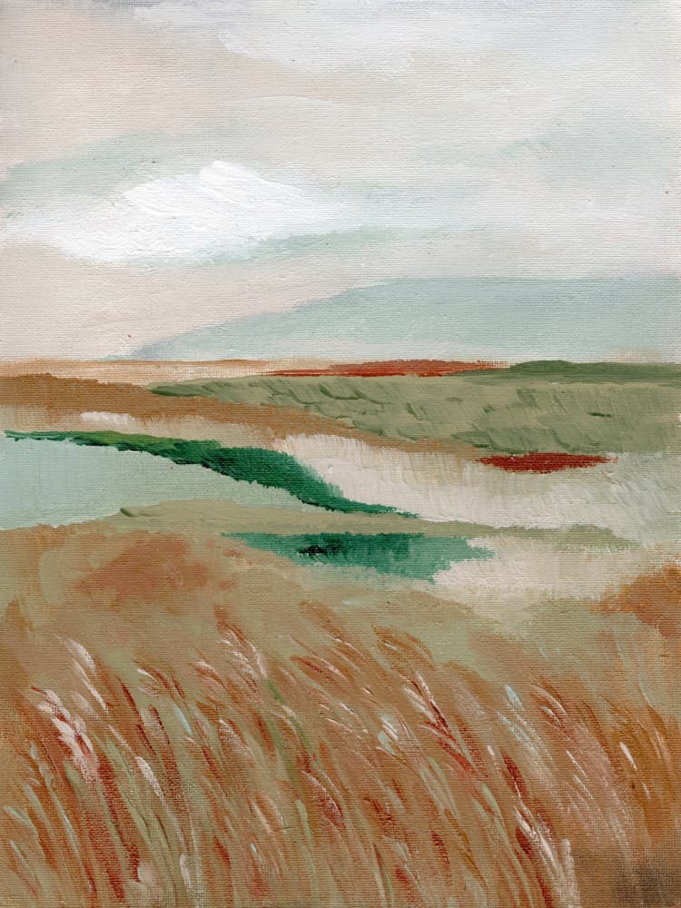 Peaceful Marshland View by Nikita Jariwala — canvas wall art