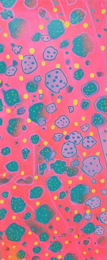 Vibrant Organic Pattern by Olea Huuska — canvas wall art