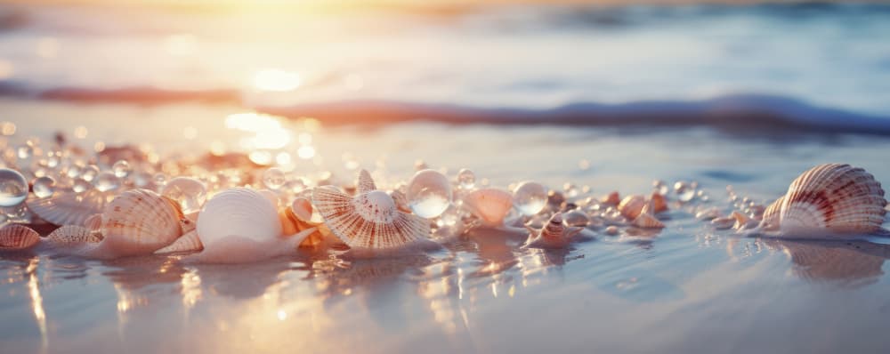 Seashell Serenity by Treechild — canvas wall art