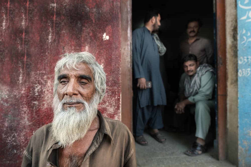Old Man's Gaze by Trevor Cole — canvas wall art