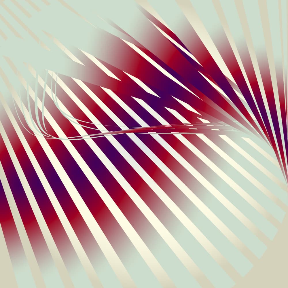 Flowing Geometric Stripes by Angelo Cerantola — canvas wall art