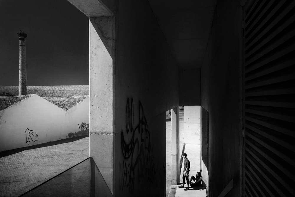 Urban Light and Shadow by Laura Mexia — canvas wall art