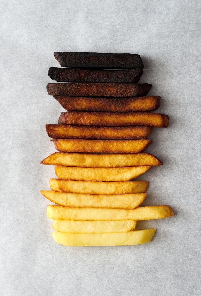 Golden to Burnt Fries by Karina Aleksandrova — canvas wall art