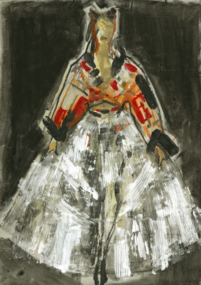 Fiery Elegance by Ute Rathmann — canvas wall art