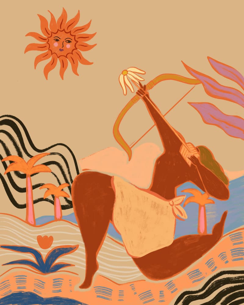 Bow And Arrow by Arty Guava — canvas wall art