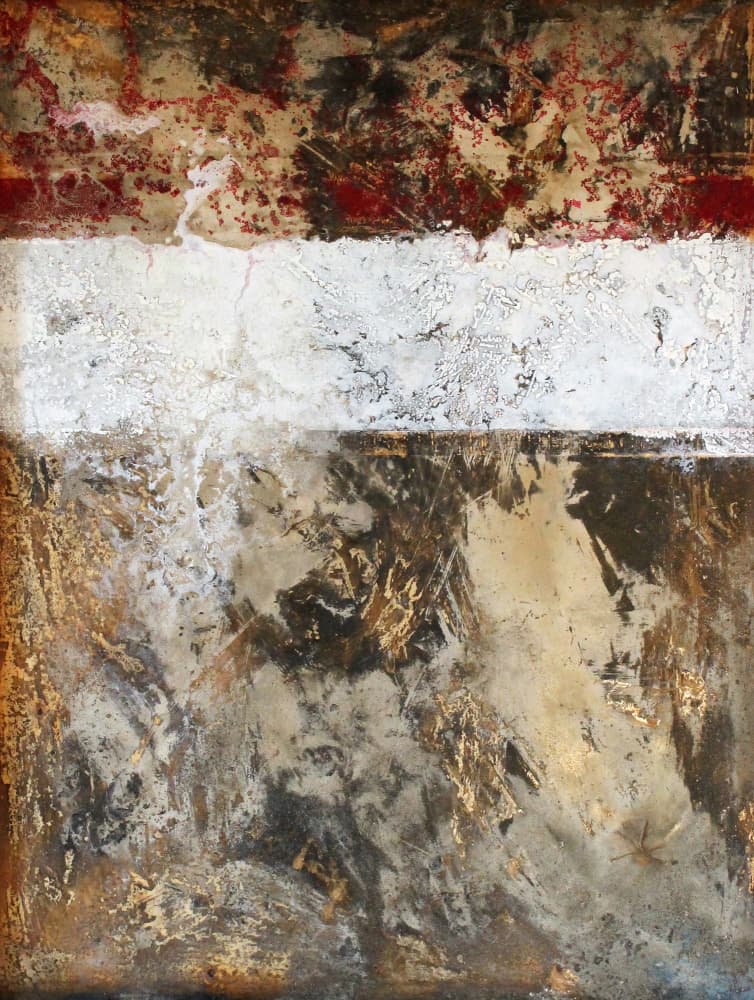 Earthy Textured Abstract by andrea de ranieri — canvas wall art