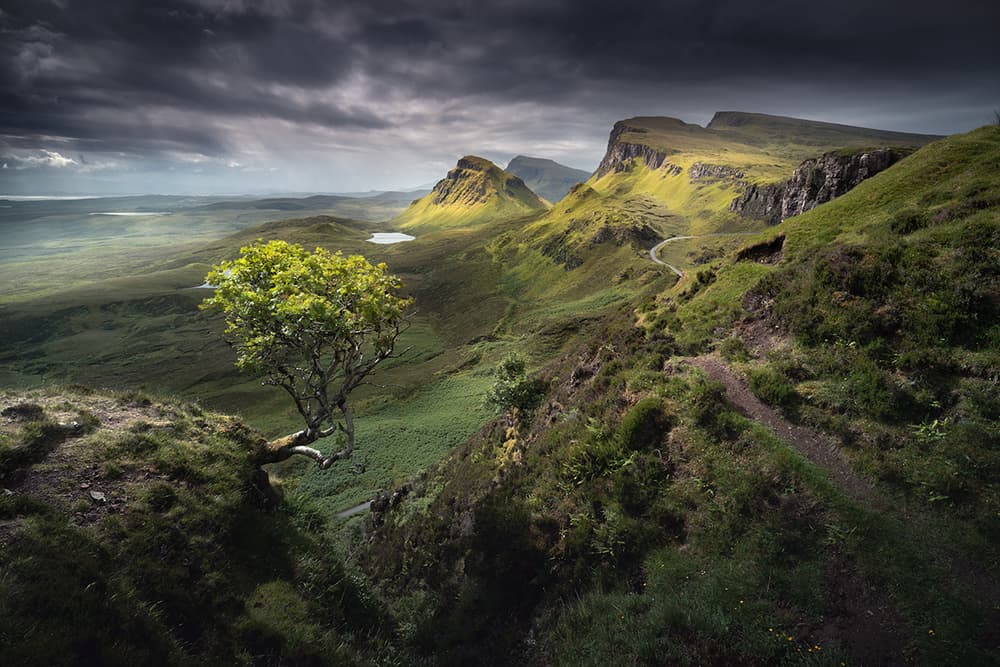 Stormy Mountain Landscape by Karol Nienartowicz — canvas wall art
