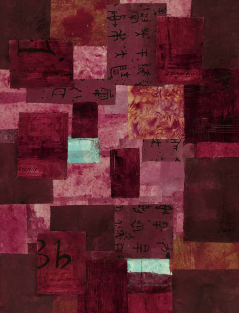 Patchwork Paper V by Deb Chaney — canvas wall art