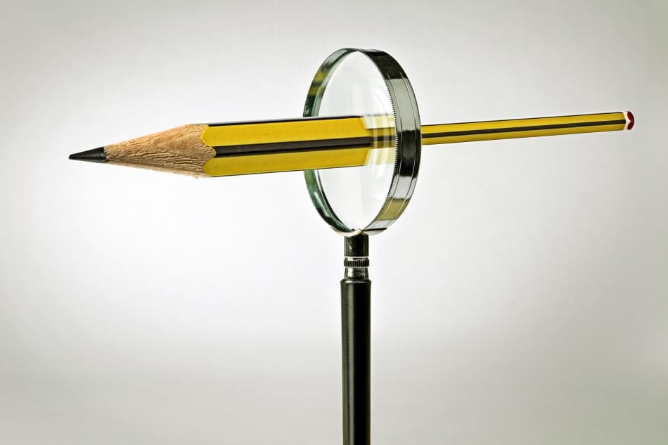 Focused Pencil Concept by Mister Solo — canvas wall art