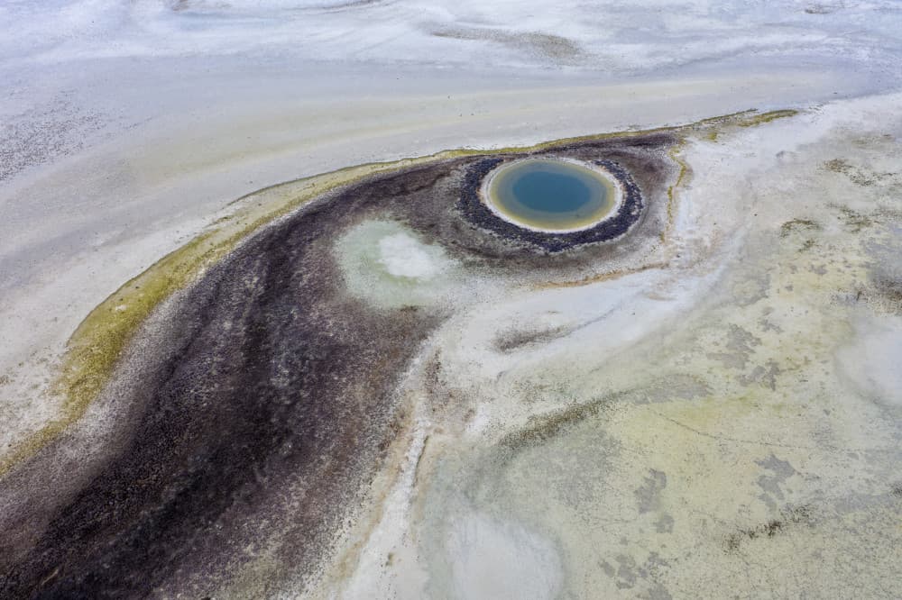 Desert Eye Pool by Alexey Kharitonov — canvas wall art