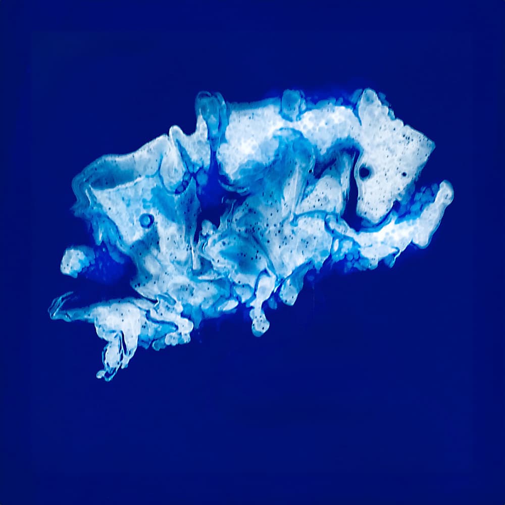 Serene Blue Flow by Jonas Weikel — canvas wall art