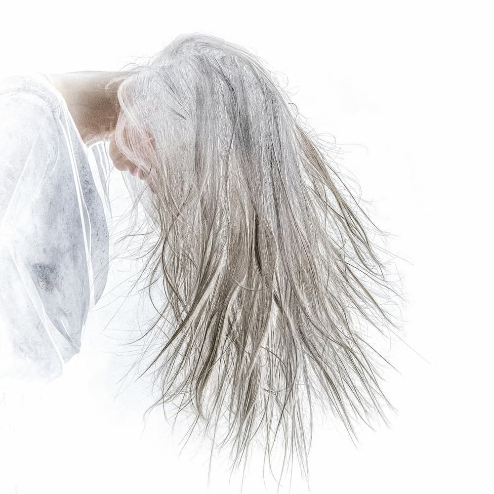 Ethereal Silver Hair by Gerard Valckx — canvas wall art