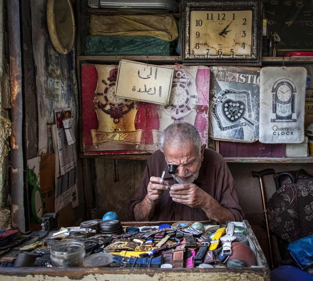 Master Watchmaker by Amer Jassim — canvas wall art