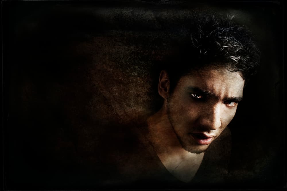 Intense Dark Gaze by Melissa Osorio — canvas wall art
