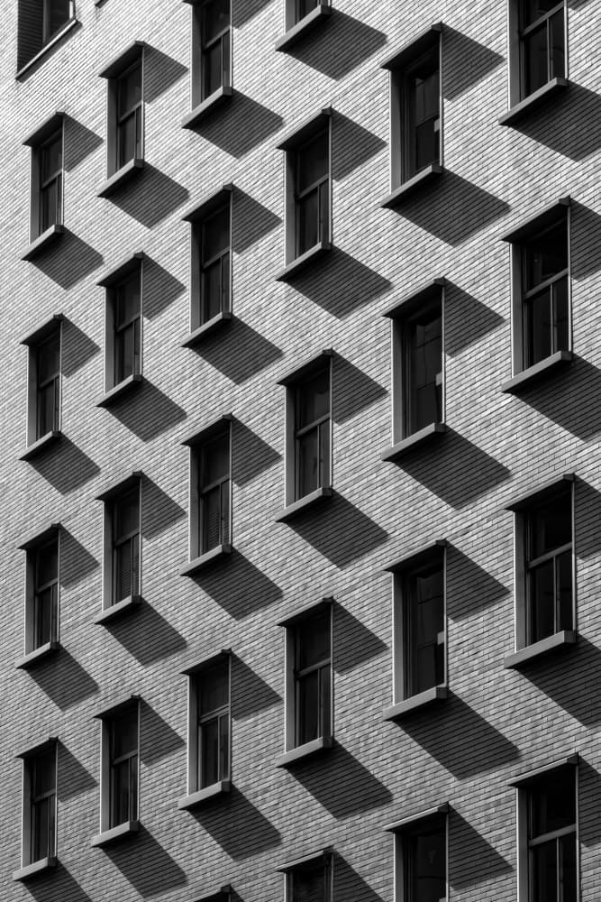 Repeating Window Shadows by Haruyo Sakamoto — canvas wall art