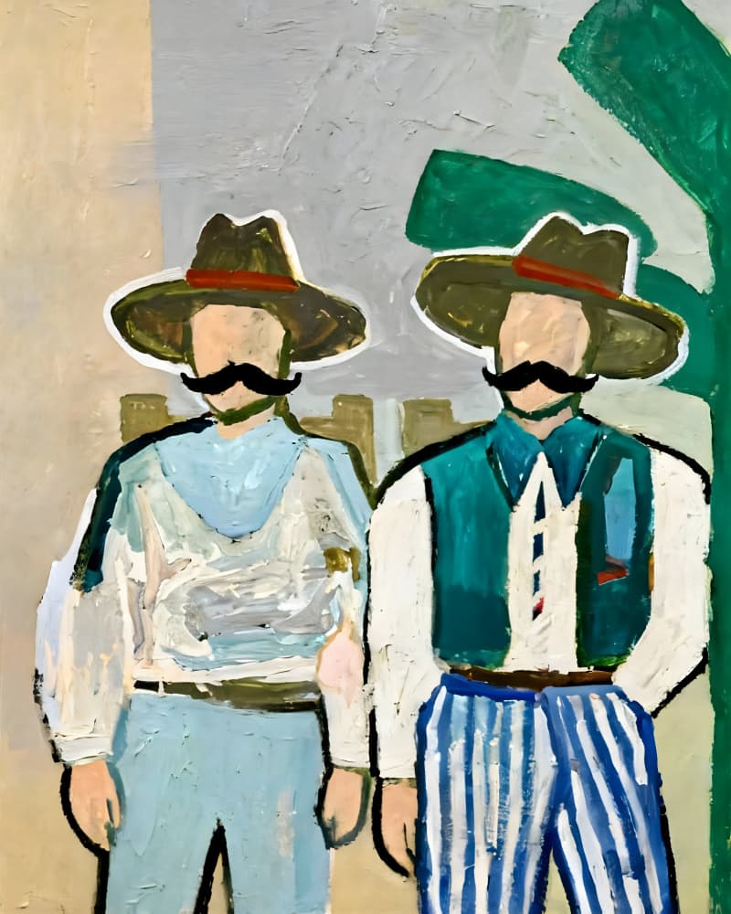 Dapper Moustached Men