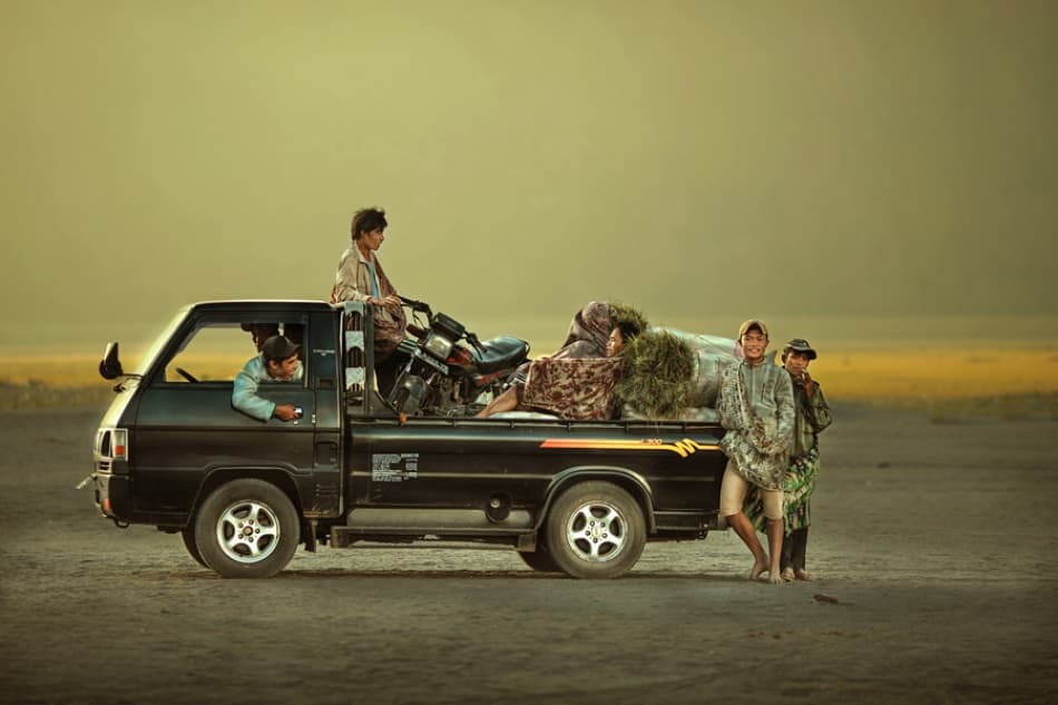 Dusty Road Journey by Hari Sulistiawan — canvas wall art