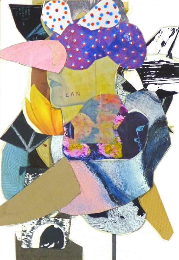 Colorful Abstract Collage by Pascal Marlin — canvas wall art