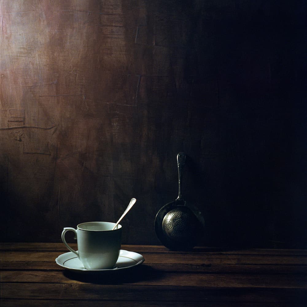Moody Teacup Still Life by Luiz Laercio — canvas wall art