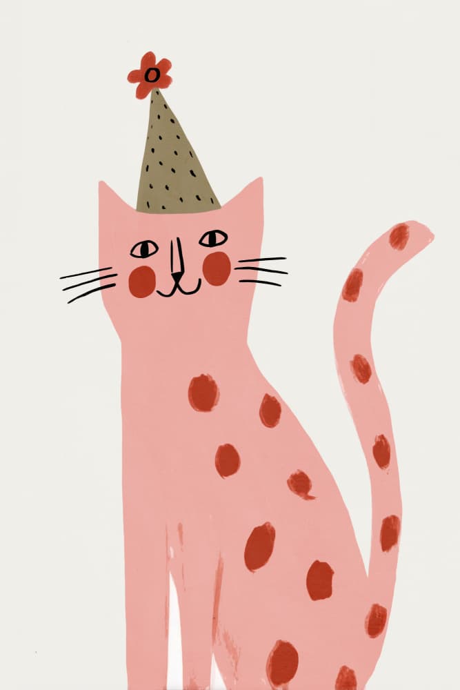 Happycat by Treechild — canvas wall art