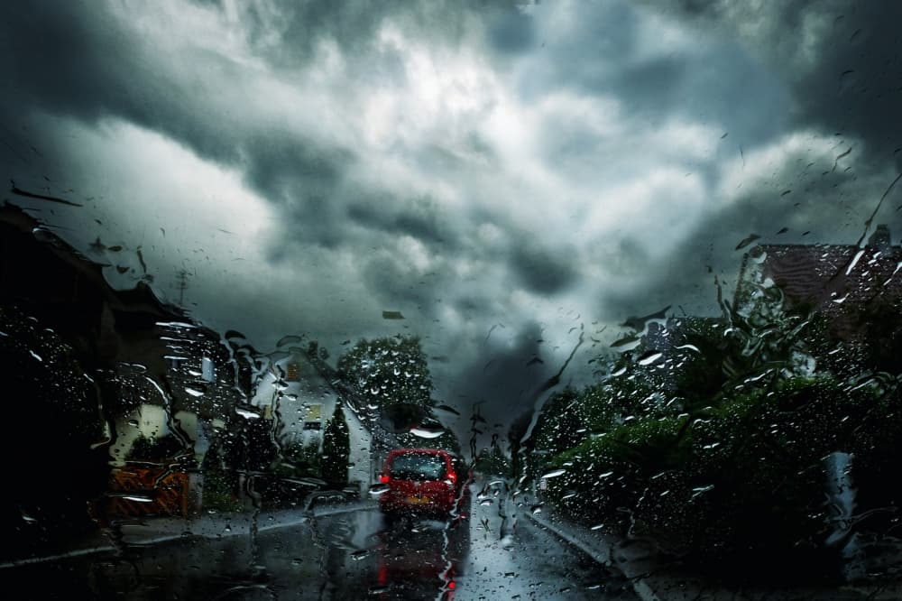 Driving Rain View by Stefan Eisele — canvas wall art
