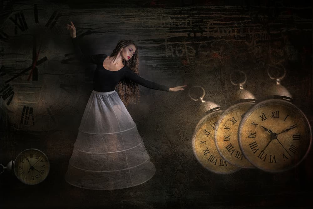 Dancing Through Time by Adela Lia Rusu — canvas wall art