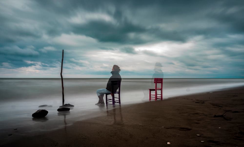 Dreamy Beach Solitude by Hakime Küçük — canvas wall art