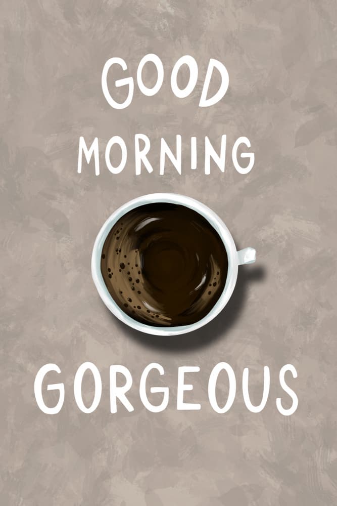 Good Morning Gorgeous by EMELIEmaria — canvas wall art