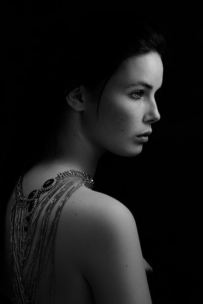 Elegant Jeweled Profile by Jacob Tuinenga — canvas wall art