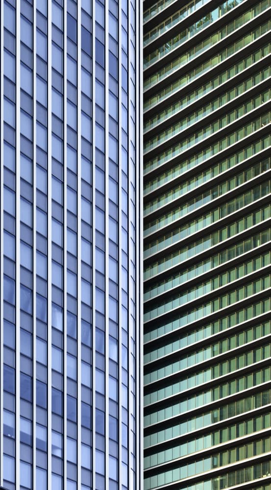 Abstract Skyscraper Geometry by Shuchuan Liu — canvas wall art