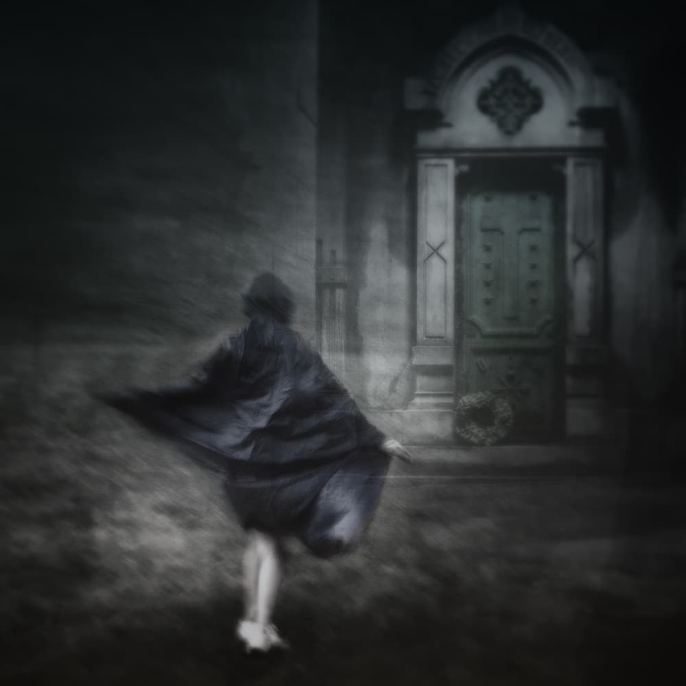 Haunting Gothic Movement by Mirjam Delrue — canvas wall art