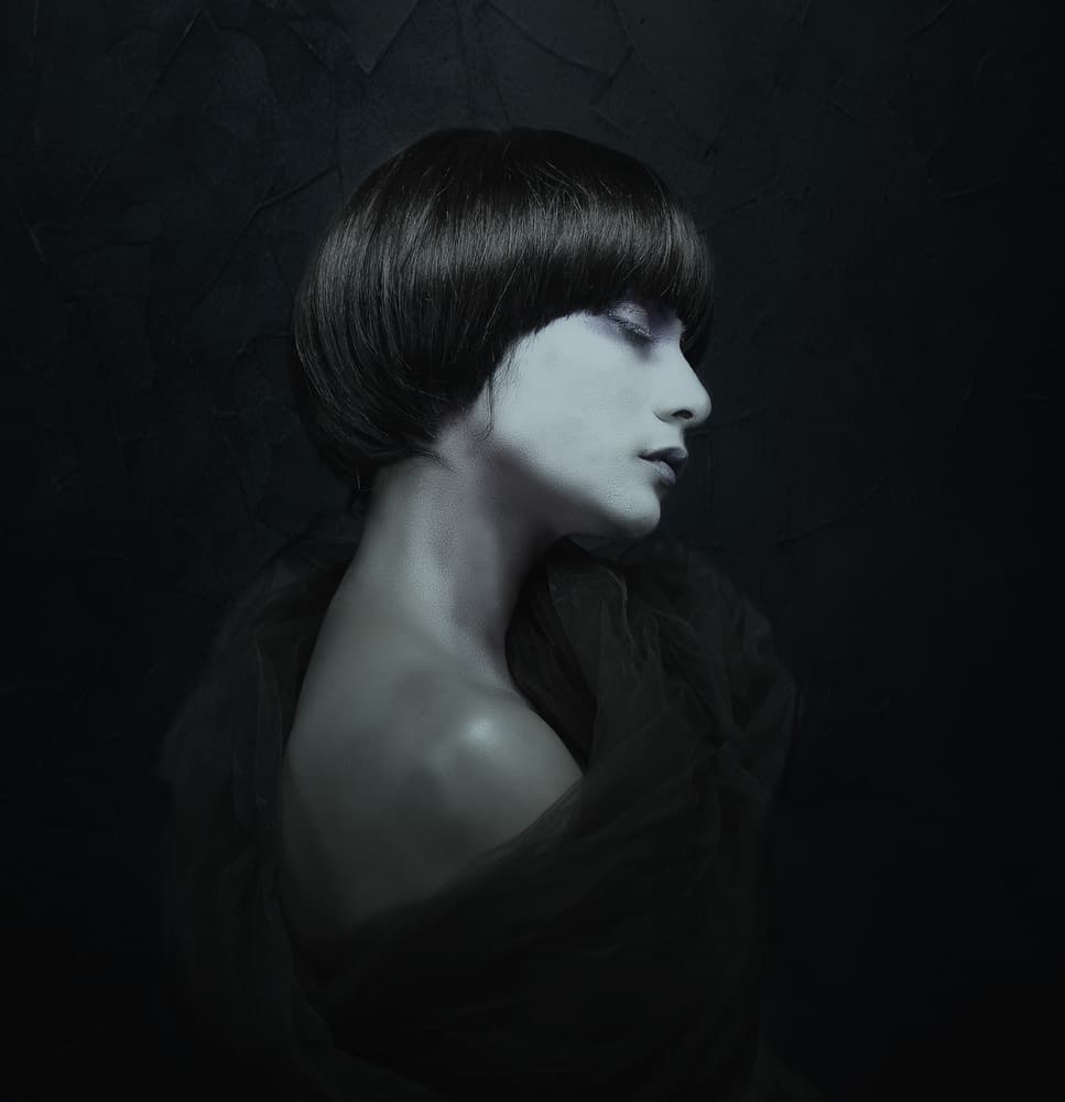 Ethereal Profile Portrait by Hari Sulistiawan — canvas wall art