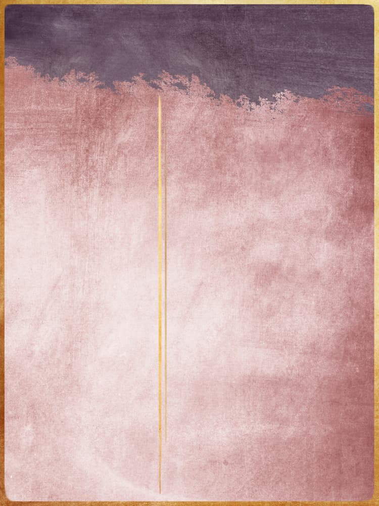 Blush Purple Gold Stripe by Alyson Storms — canvas wall art