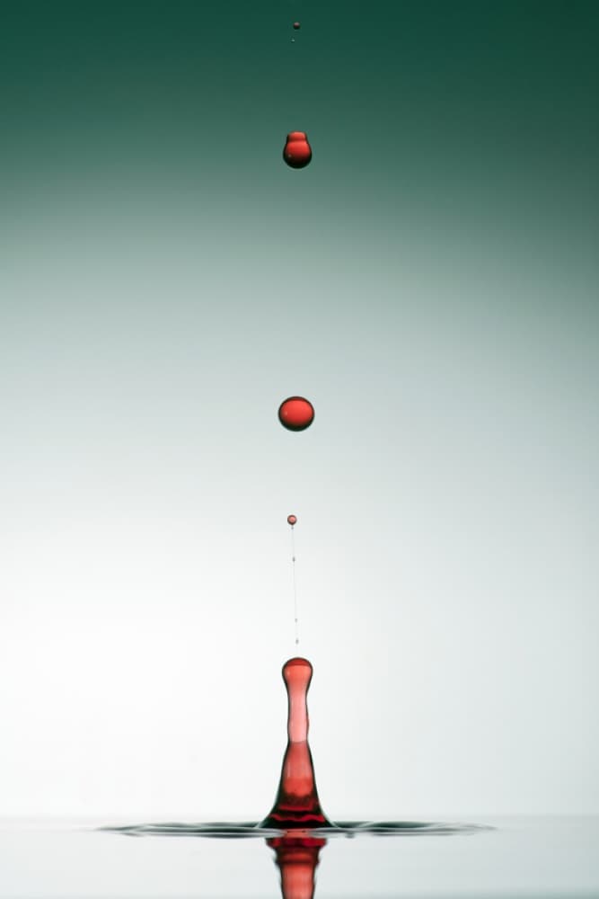 Vibrant Red Splash by Veli Aydogdu — canvas wall art
