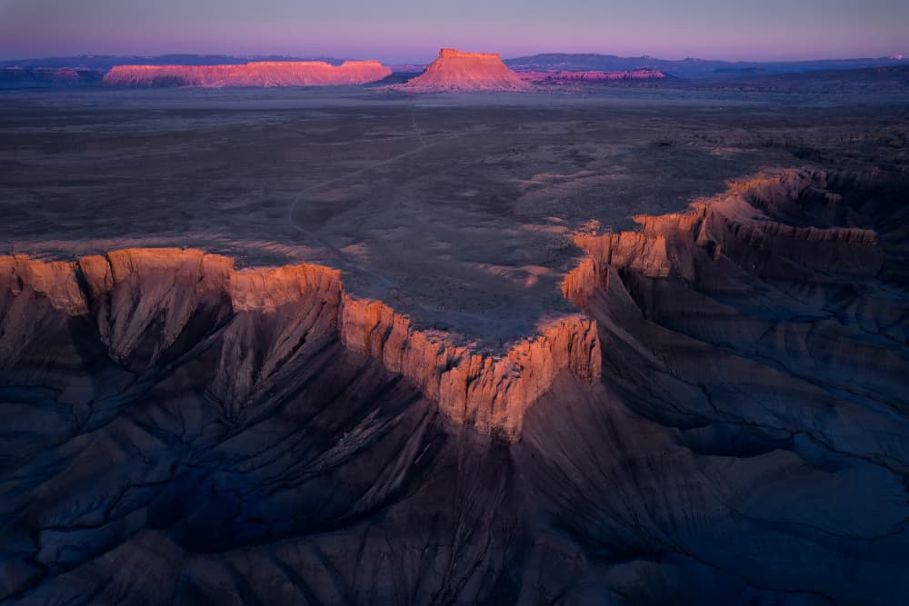 Canyonlands Twilight Glow by Chao Feng 天馬 — canvas wall art
