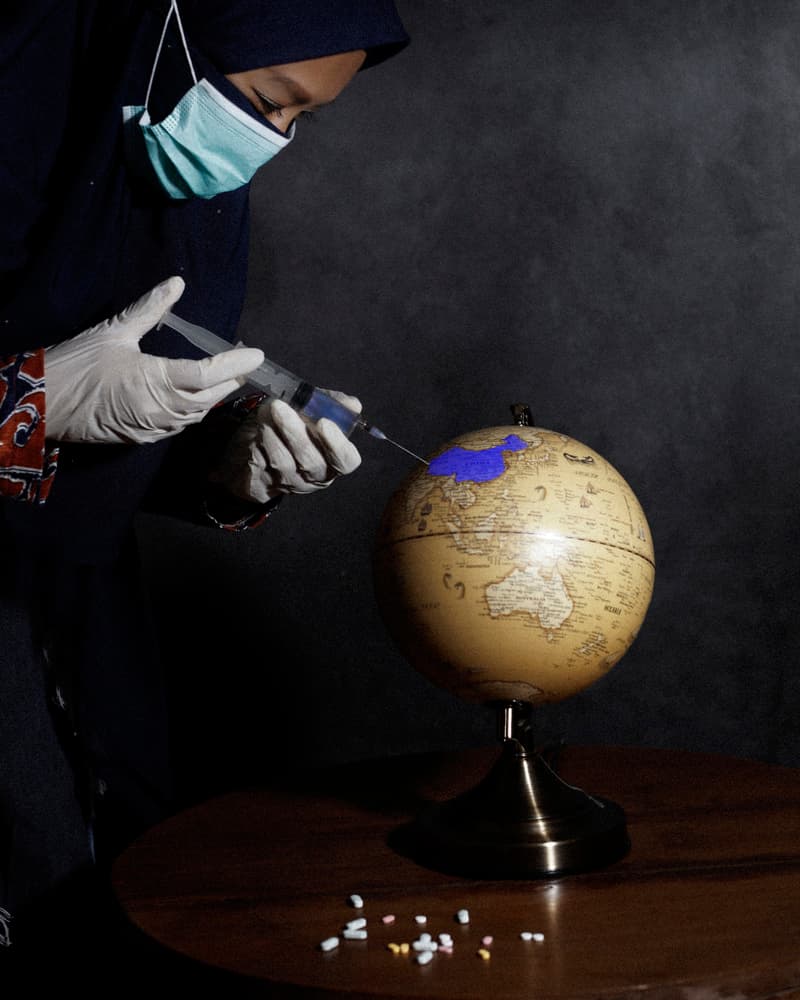 Global Health Intervention by Abr Abe — canvas wall art