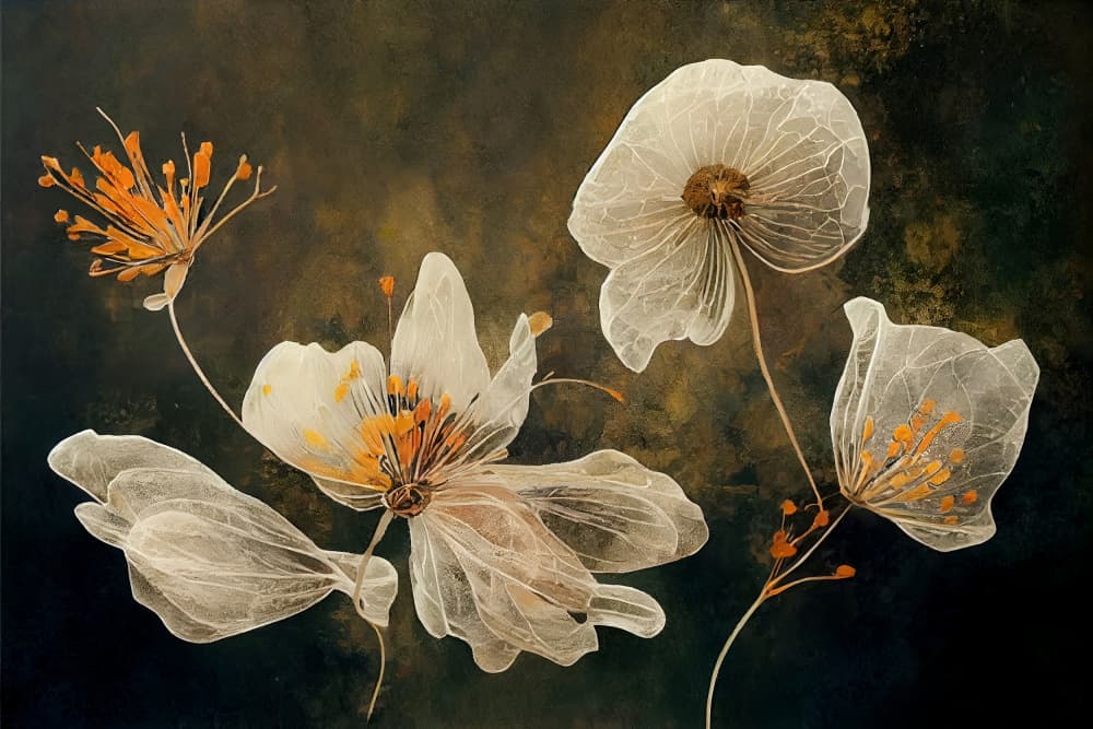 Ethereal Blossoms by Treechild — canvas wall art