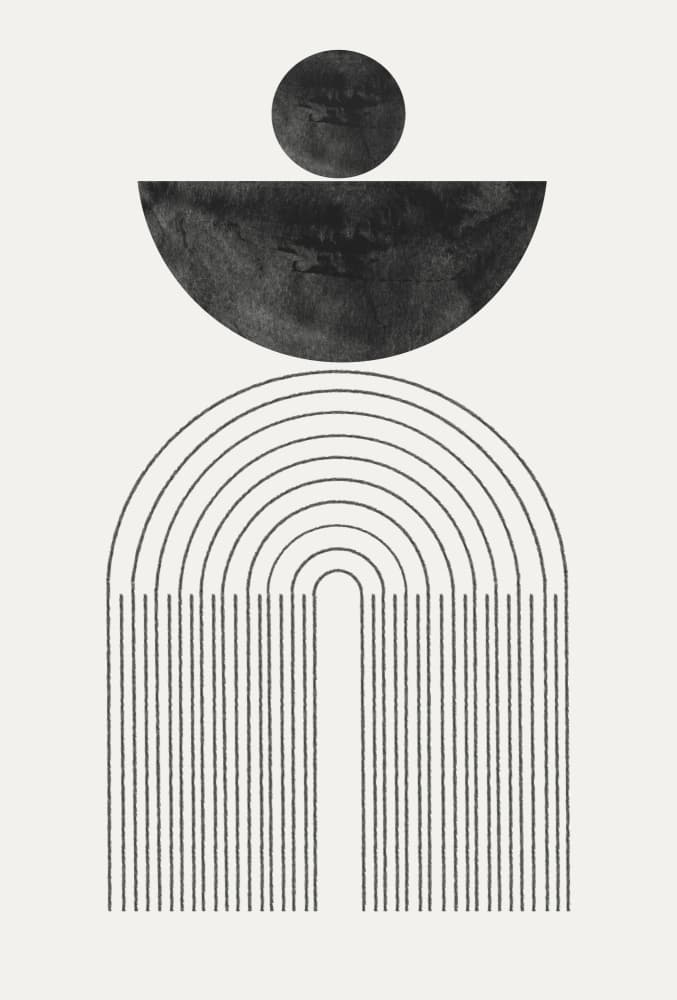Arch Composition No6. by THE MIUUS STUDIO — canvas wall art