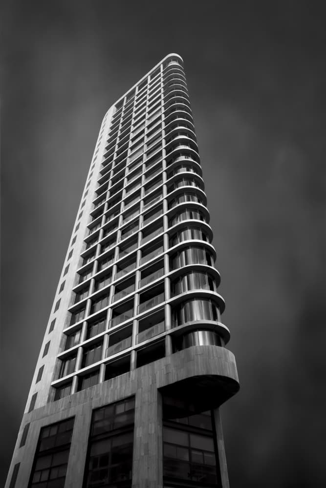 Sleek Modern Skyscraper by Gerard Valckx — canvas wall art