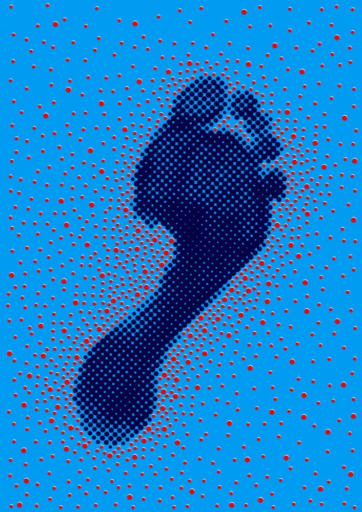 Digital Footprint by Carlo Kaminski — canvas wall art