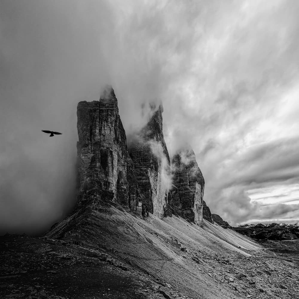 Misty Mountain Flight by Chuan Chen APA — canvas wall art