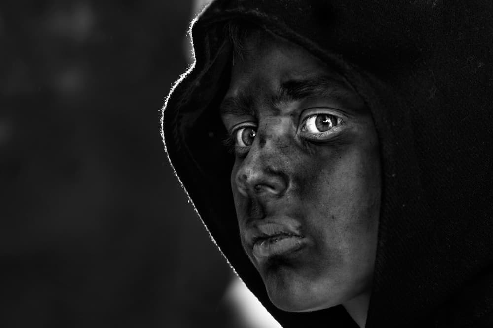 Intense Hooded Gaze by Giovanni Cavalli — canvas wall art