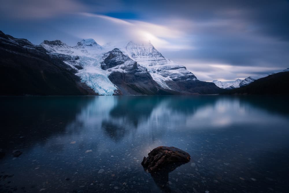 Majestic Mountain Reflection by Jason Ma — canvas wall art