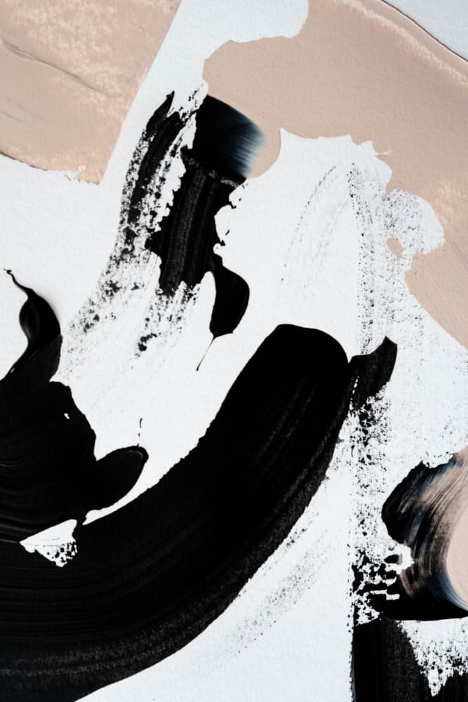 Monochrome Dance by uplusmestudio — canvas wall art