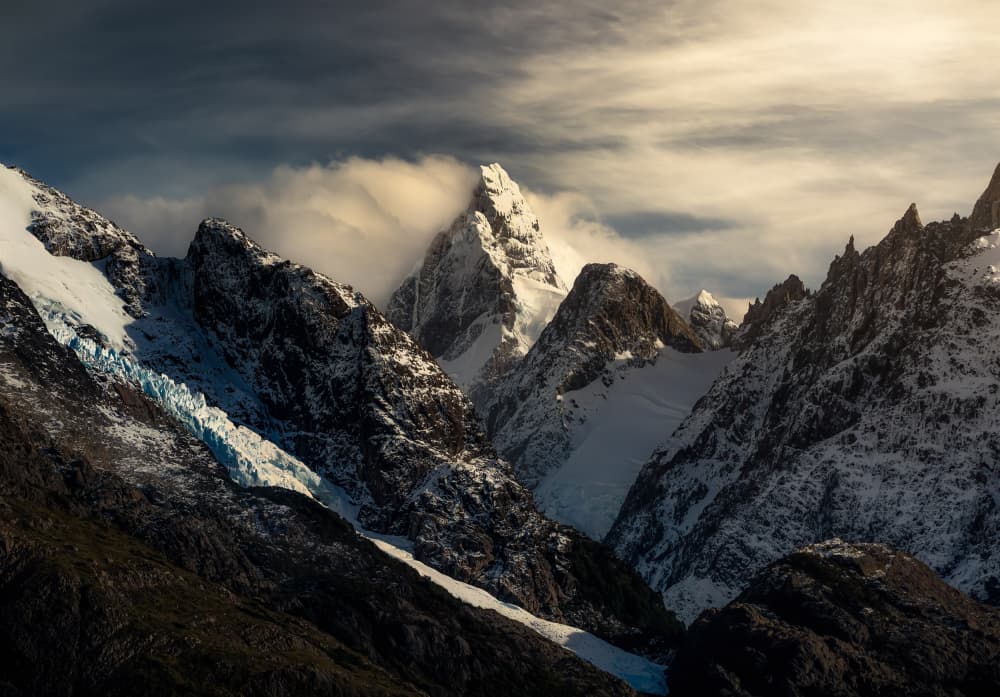 Majestic Mountain Peaks by Ye Naing Wynn — canvas wall art