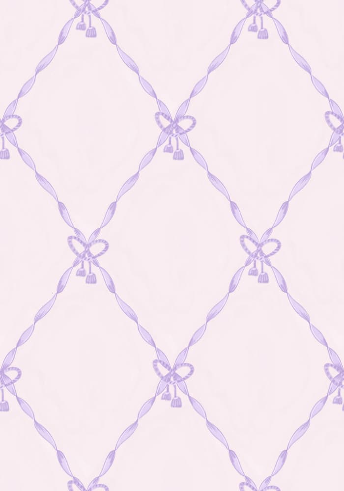 Lavender Ribbon Lattice by Nikita Jariwala — canvas wall art